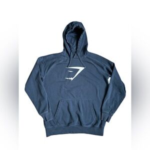 Gymshark Navy Blue Unisex Hoodie Size Medium
